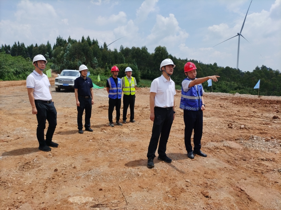 瀘西縣委書(shū)記夏明一行到能投股份所屬紅河新能源公司調(diào)研